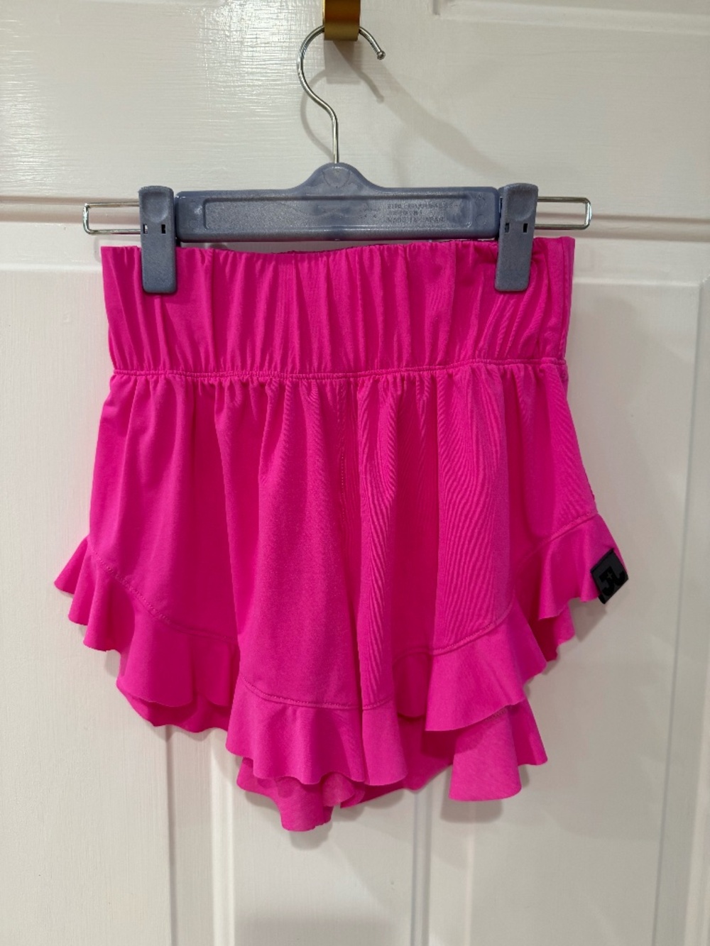 Jo & Jax pink ruffle dance shorts - child large